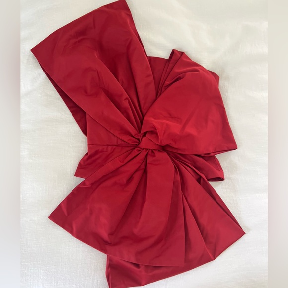 H&M Bow-front Top in Red - Picture 9 of 12